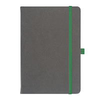 Ежедневник Alfa Note Fantasy А5, серый/зеленый, недатированный, в твердой обложке