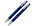 Набор Эльба: ручка шариковая, механический карандаш в футляре синий_синий/серебристый