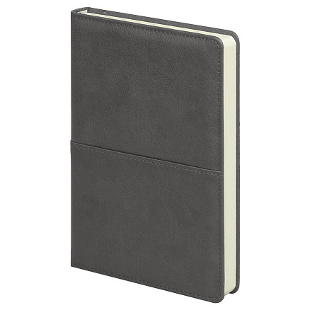 Ежедневник Smart Philadelphia Columbus А5, темно-серый, недатированный, в твердой обложке с поролоном