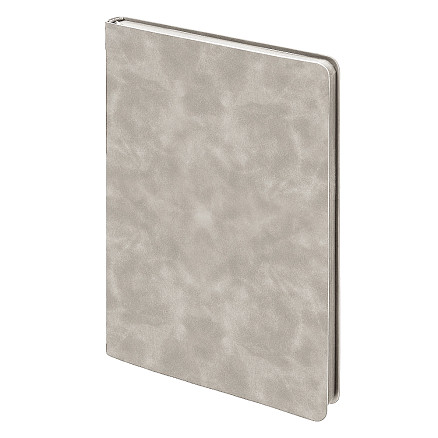 Ежедневник Flexy Luba А5, светло-серый, недатированный, в гибкой обложке