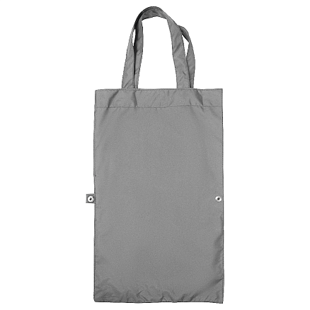 Зонт складной автоматический обратного сложения Forest Liverpool Reverse Safeclosing, диаметр 117 см, 10 панелей, с плавным закрытием, без подарочной коробки, серый