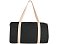 Хлопковая сумка Barrel Duffel, черный/бежевый small_img_2