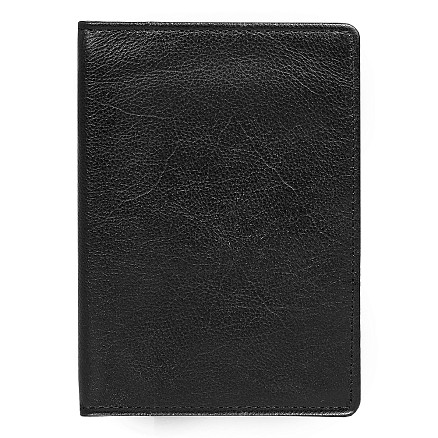 Набор подарочный Solution Prestige Quardo  (суперобложка из натуральной кожи, обложка для паспорта, ручка шариковая, кошелек с картхолдером), черный