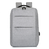 Городской рюкзак Woven с отделением для ноутбука, серый