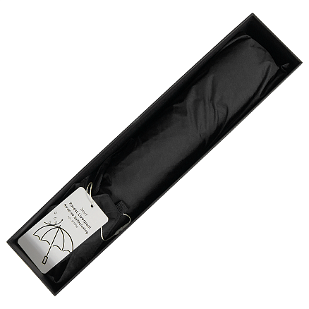 Зонт складной автоматический обратного сложения Forest Liverpool Reverse Safeclosing, диаметр 117 см, 10 панелей, с плавным закрытием, в подарочной коробке, черный
