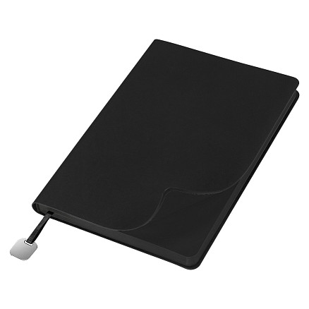 Ежедневник Flexy Latte Soft Touch Black Edition Color А5, черный/черный, недатированный, в гибкой обложке