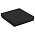 Коробка подарочная Solution Superior, черная, размер 16*14*2 см, бежевый ложемент с прямоугольной вырубкой_черный 2