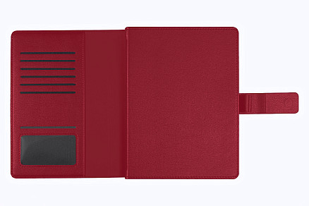 Ежедневник в суперобложке Country Alfa Mocco Business Edition B5, полутвердый, бордовый с золотом