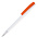 Ручка шариковая, пластик, белый/оранжевый Zorro_белый/оранжевый