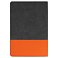 Ежедневник Flexy Treviso Nuba Sand Color А5, серый/оранжевый, недатированный, в гибкой обложке small_img_4