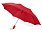 Зонт складной Tulsa, полуавтоматический, 2 сложения, с чехлом, красный_КРАСНЫЙ