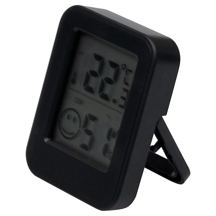 Термометр-гигрометр Phoenix настольный/настенный,с ж/к дисплеем, черный