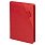 Ежедневник Smart Calabria Lafite A5, недатированный, в твердой обложке с поролоном, красный_КРАСНЫЙ
