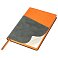 Ежедневник Flexy Smart Porta Nuba Latte A5, серый/оранжевый, недатированный, в гибкой обложке small_img_1