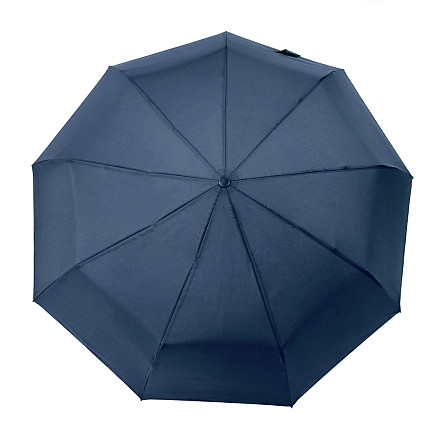 Зонт складной автоматический,  Forest Lotus, диаметр 117 см,  9 панелей, в подарочной коробке, темно- синий