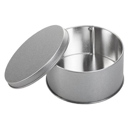 Набор желатиновых конфет  Красные сердца  180 гр,  в круглой жестяной банке