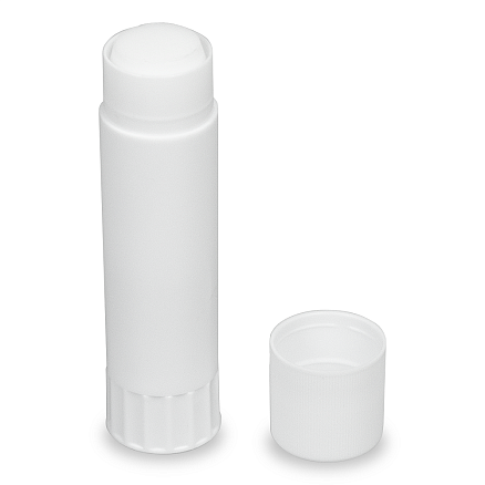 Клей-карандаш PVP, 21 гр, корпус белый, пластиковый, цвет клея - белый