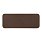 Шеврон Rectangle NUBA размер 75*29 мм, коричневый, со скругленными углами_КОРИЧНЕВЫЙ