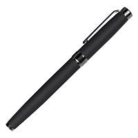 Ручка роллер Diplomat металлическая, софт тач черная