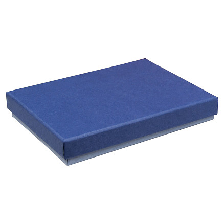 Коробка подарочная Solution, синяя, размер 15*11*2,4 см