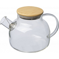Glass jug with bamboo lid, 1000ml Frankfurt