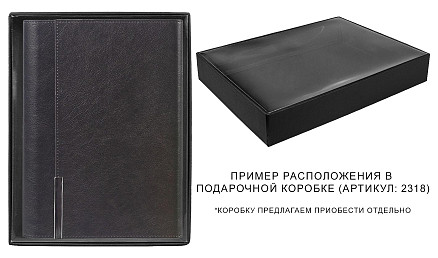 Ежедневник в суперобложке Country Liberty Mocca A5+, темно-синий, недатированный, в твердой обложке