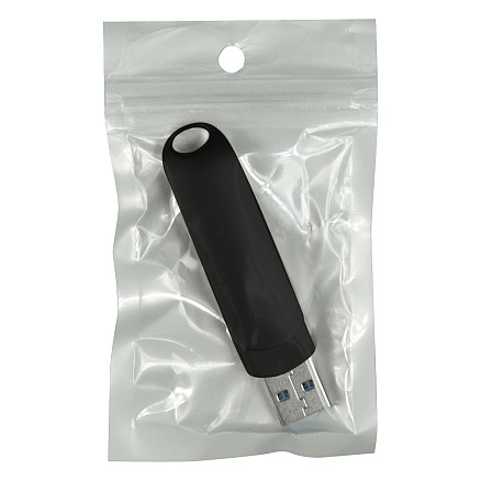 Флеш накопитель  USB 3.0 + TYPE C Cupertino, металл, черный матовый, 32 GB