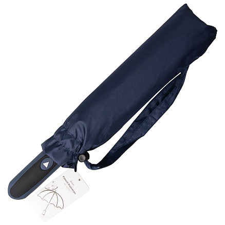 Зонт складной полуавтоматический Forest Rainman, диаметр 130 см, 8 панелей, без подарочной коробки, темно-синий