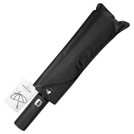 Зонт складной автоматический, Forest Lotus, диаметр 117 см, 9 панелей, без подарочной коробки, черный