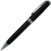 Ручка шариковая Universal, металлическая, матовая, черная/серебристая