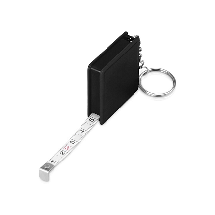 Брелок Tools рулетка Сантиметр, 1 м, черная, пластиковая