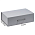 Подарочная коробка, размер 39*26,3*11 см, Solution Prestige Big Case Linen с магнитным клапаном и ручкой , серебристая_серебристая, бумага под лён