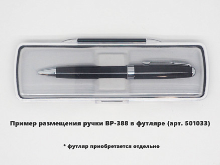 Ручка шариковая Grand Universal, металлическая, черная/серебристая