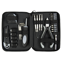Набор инструментов Tools Worker, 27 инструментов, в пластиковом серебристом футляре