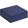 Подарочная коробка, размер 25*21*8,5 см, Solution Prestige Linen с магнитным клапаном, темно-синяя small_img_1