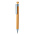 Бамбуковая ручка с клипом из пшеничной соломы_синий