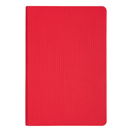 Ежедневник Flexy Happy Line А5, красный, недатированный, в гибкой обложке