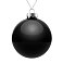 Елочный шар Finery Gloss, 10 см, глянцевый черный small_img_1