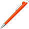 Ручка шариковая, пластиковая, оранжевая/серебристая, АУРА small_img_1