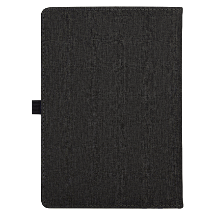 Ежедневник  Smart Wallet Cambric  A5, черный, недатированный, в твердой обложке с поролоном