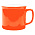 Кружка фарфоровая Casa Grande Sunflower Varnish глянцевая, оранжевая,  430 мл_оранжевый