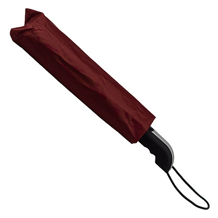 Зонт складной автоматический Forest BERGEN, диаметр 116 см, 10 панелей, с UV защитой без подарочной коробки, бордовый