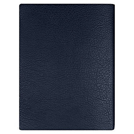 Ежедневник Flexy Foggia Leatherette B5, темно-синий, недатированный, в гибкой обложке  в подарочной коробке