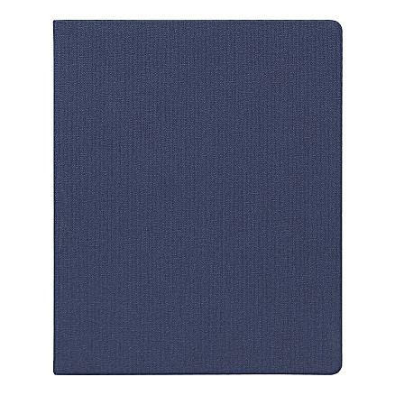 Еженедельник Classic Sand A4, синий, недатированный, в твердой обложке