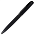 Ручка шариковая матовая Ontario металлическая, черная/темно-серая_черный