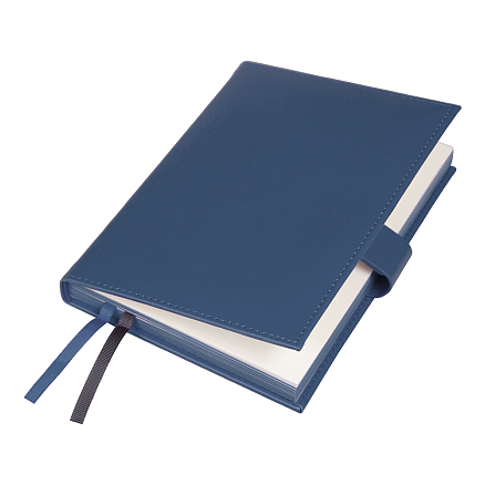 Ежедневник City Latte Pasadena А5, темно-синий, недатированный, в твердой обложке с поролоном и с магнитным клапаном