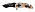 Нож складной Stinger, 100 мм, (чёрный), материал рукояти: алюминий (песочный камуфляж)_разноцветный-014X