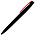 Ручка шариковая, пластиковая софт-тач, Zorro Color Mix, черная/красная_черный/красный