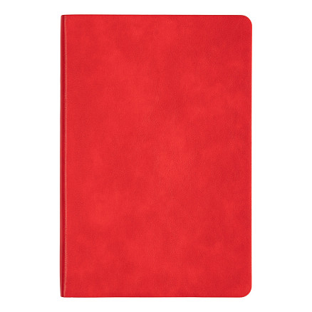 Ежедневник Flexy Ausone A5, красный, недатированный, в гибкой обложке