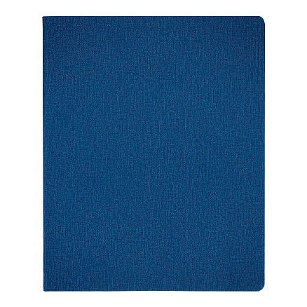 Обложка полугибкая Urban Agenda Cambric A4, синий